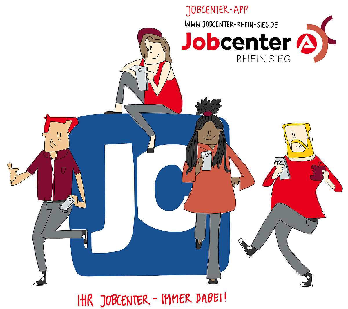 Jc Am Rhein Jobcenter Rhein-Sieg :: Smartphone in der Hand ? Dann laden Sie sich ...